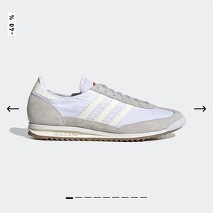 Adidas Lotta Volkova in White. Size 5.5 US Men.
